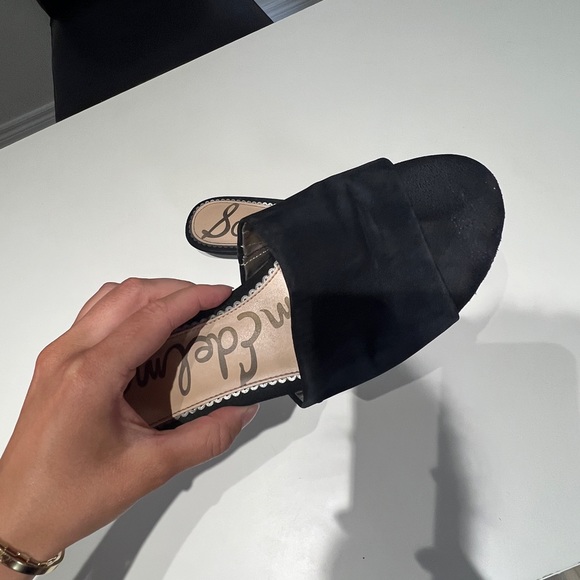 sam edelman suede mules / slides - Picture 2 of 5